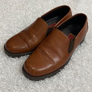 Cole Haan Ladies Size 7 1/2. Brown Leather Loafers